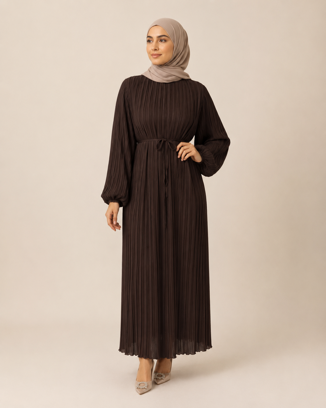 Modest Crinkle Dress