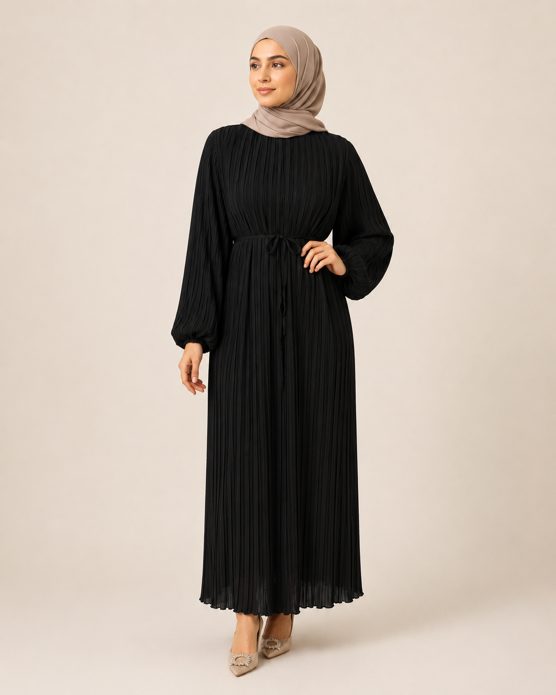 Modest Crinkle Dress