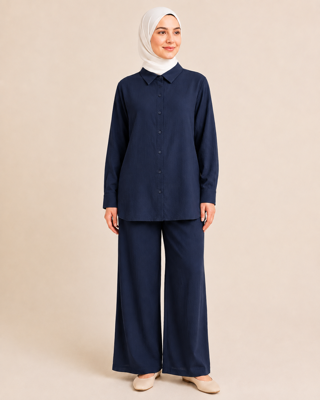 Oversized Blouse and Pants Co-Ord