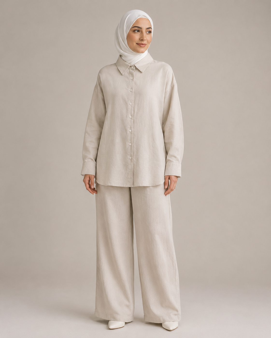 Oversized Blouse and Pants Co-Ord