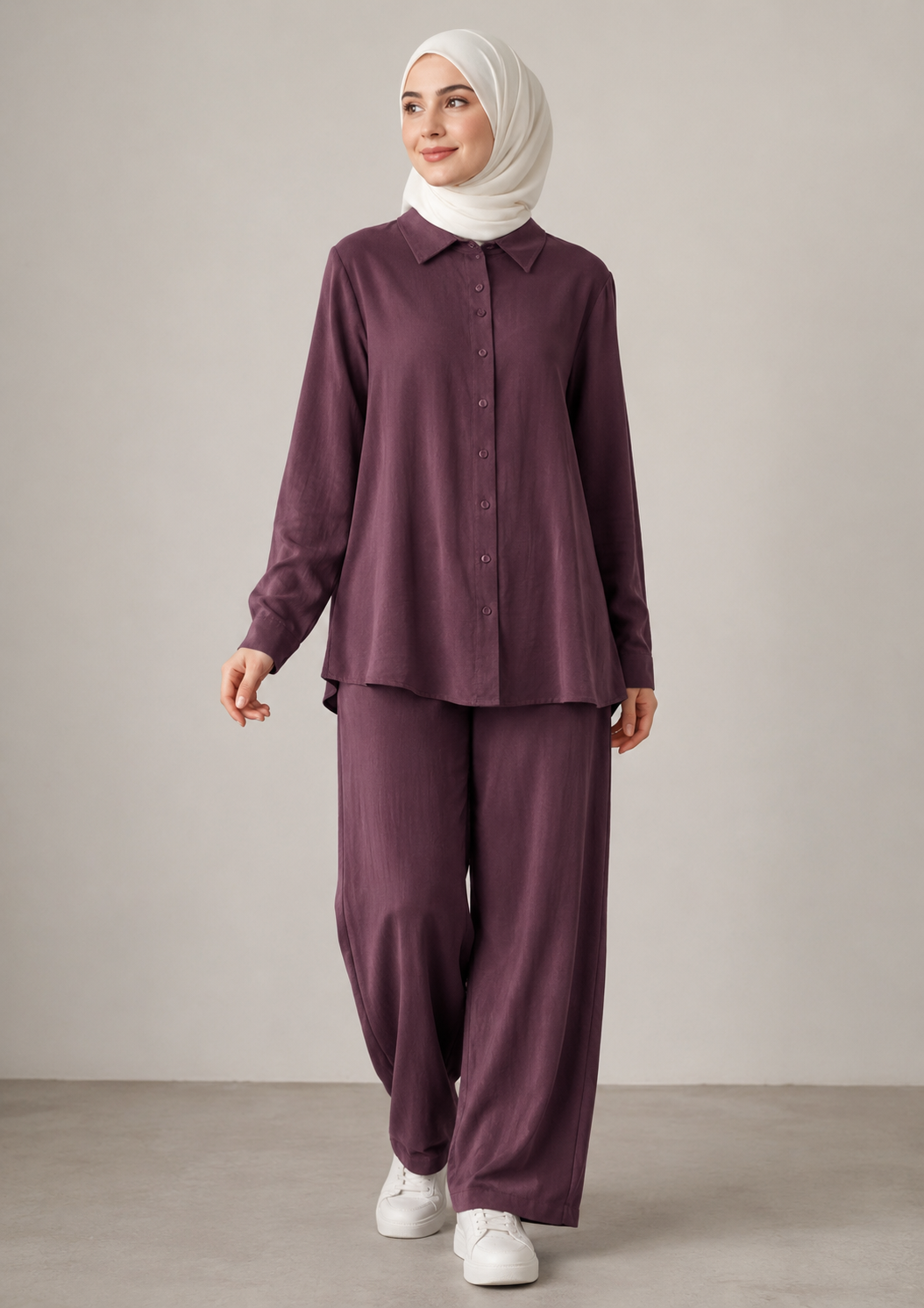 Oversized Blouse and Pants Co-Ord