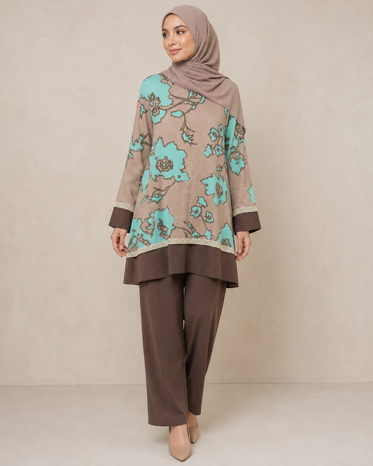 Abstract Lace Floral Pattern Set