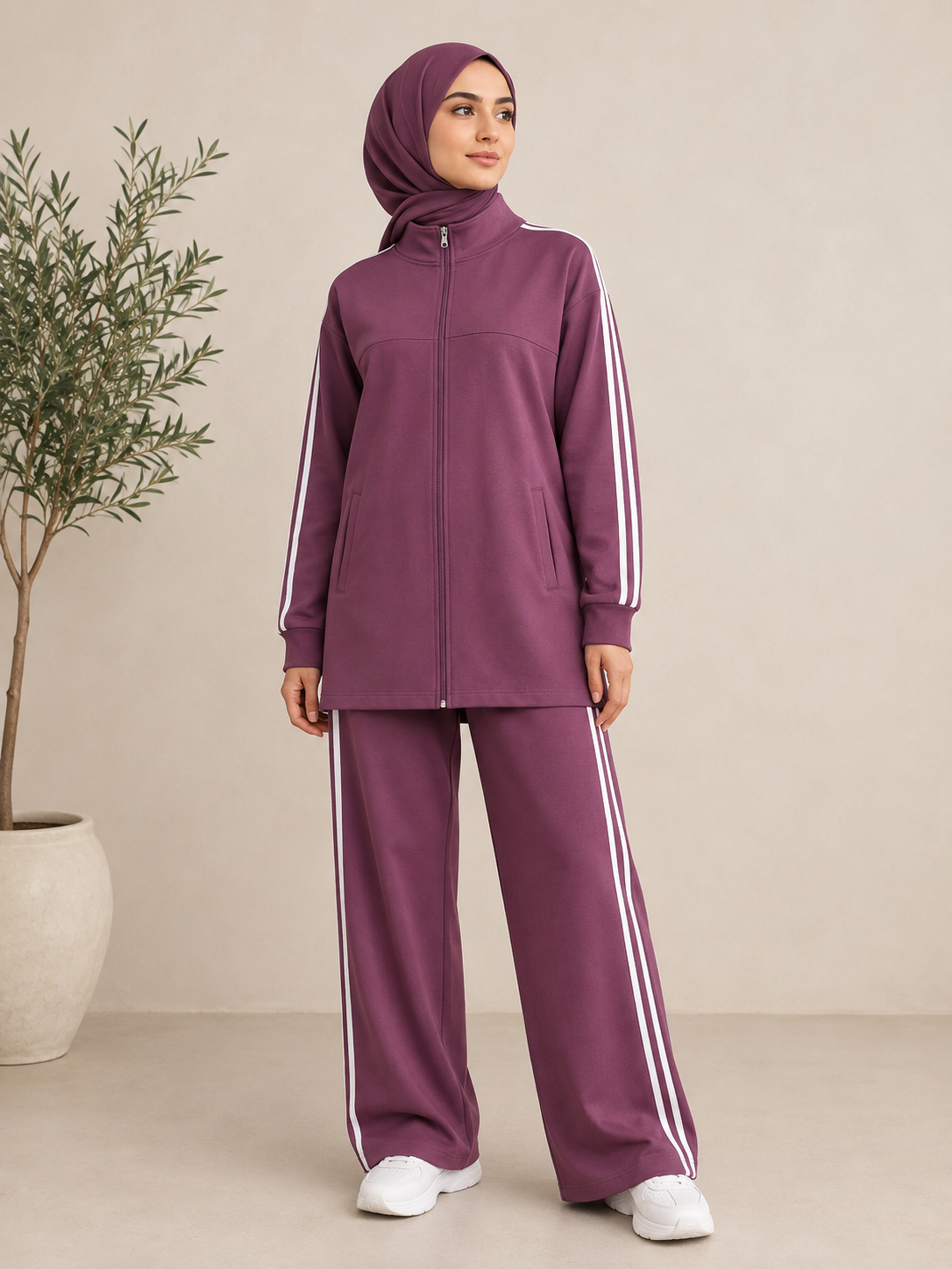 Vibrant Classic Tracksuit Set