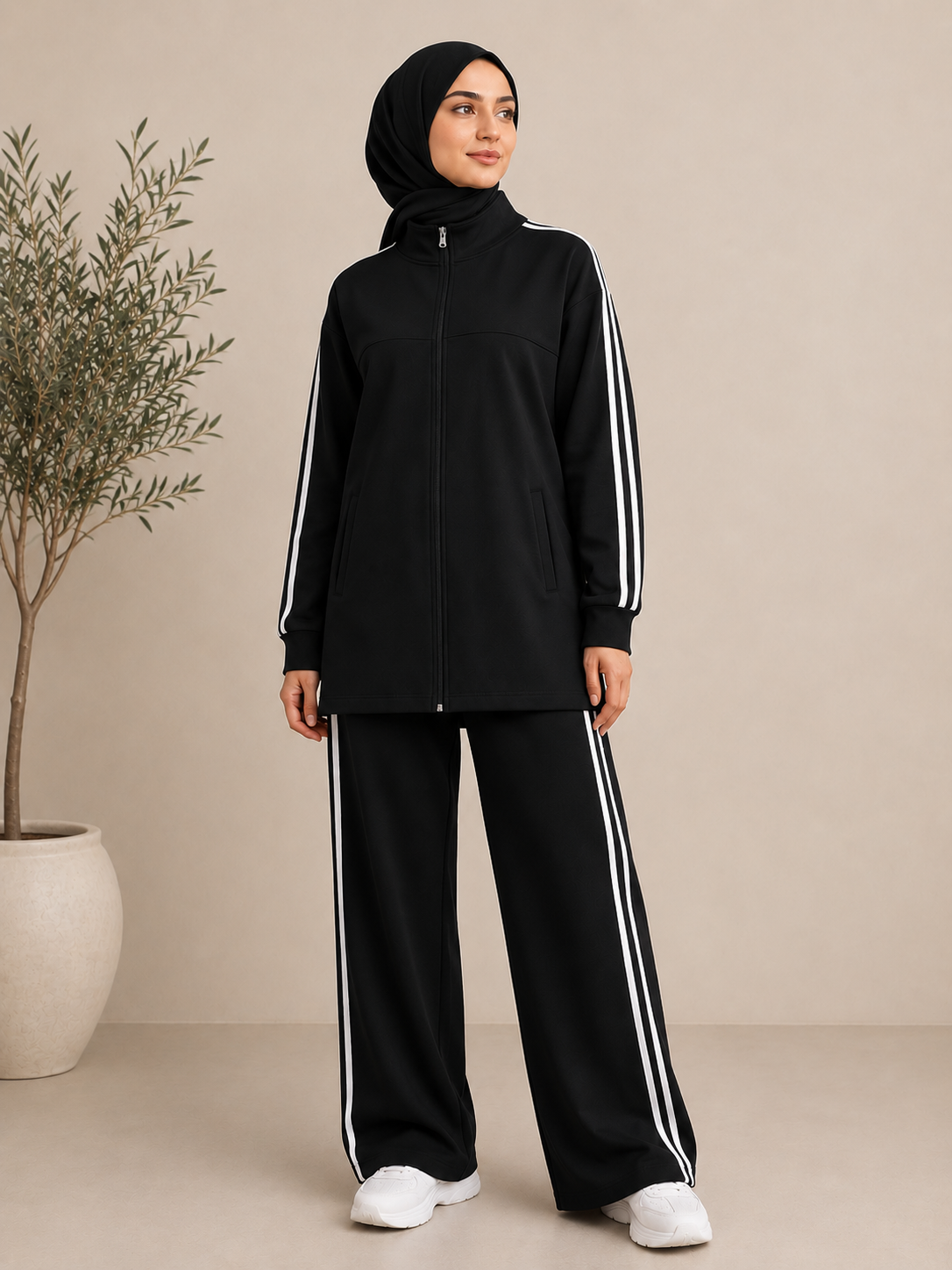 Vibrant Classic Tracksuit Set
