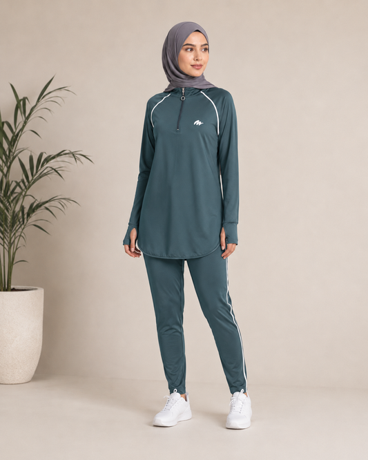 Active/Swim Wear Defined Zipper Set