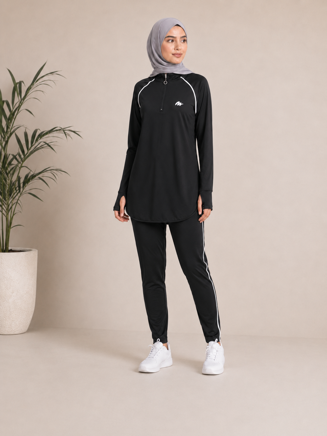 Active/Swim Wear Defined Zipper Set