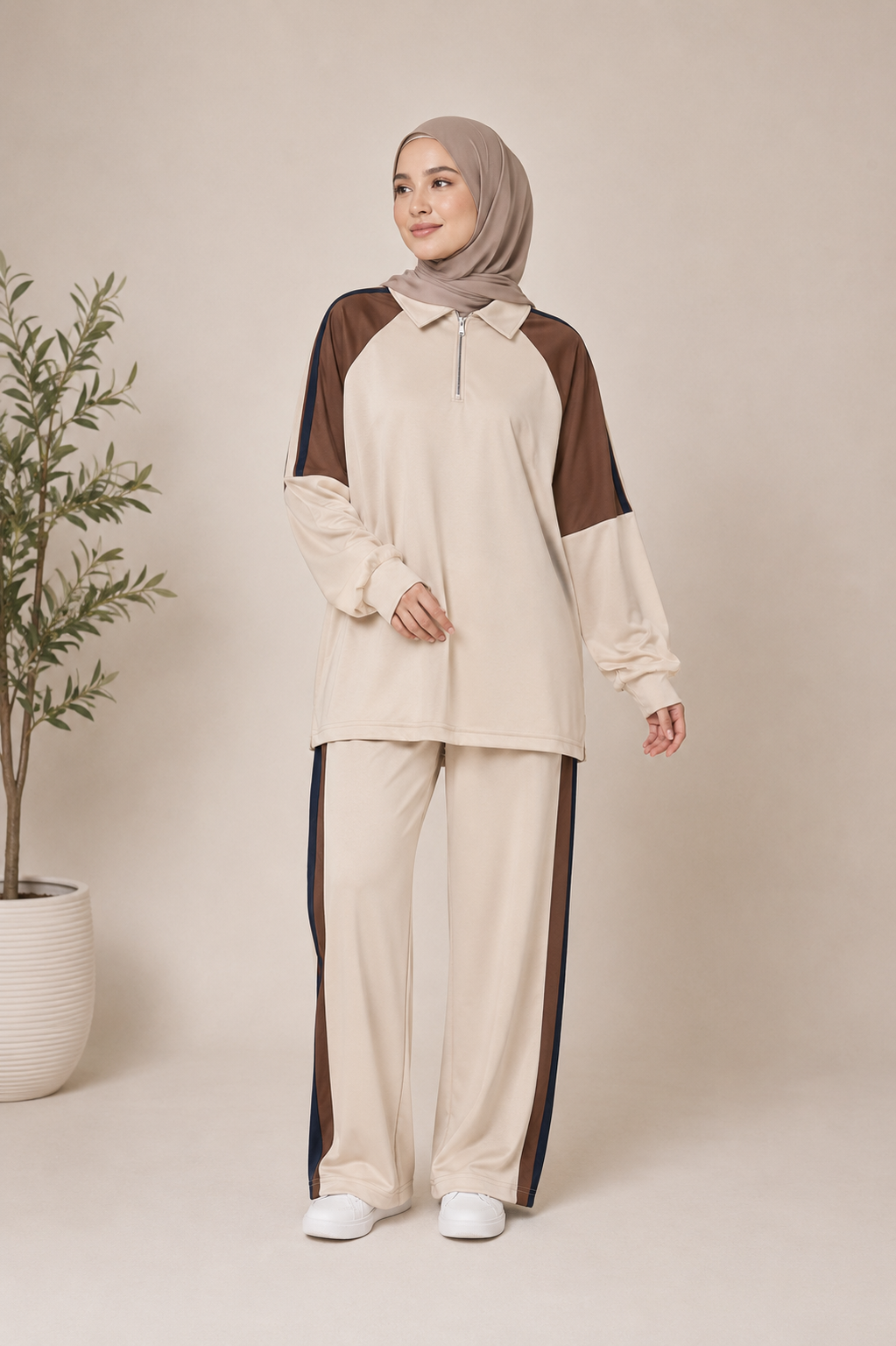 Quarter Zipper Tracksuit