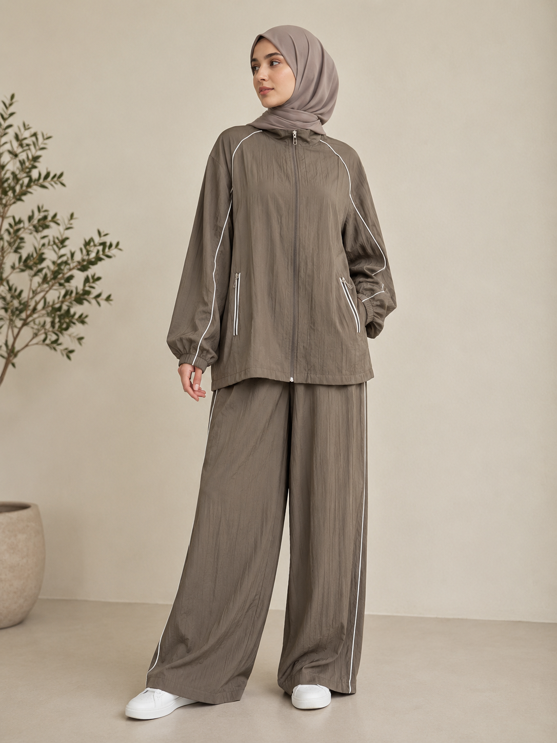 Cotton Lined Two-Piece Set