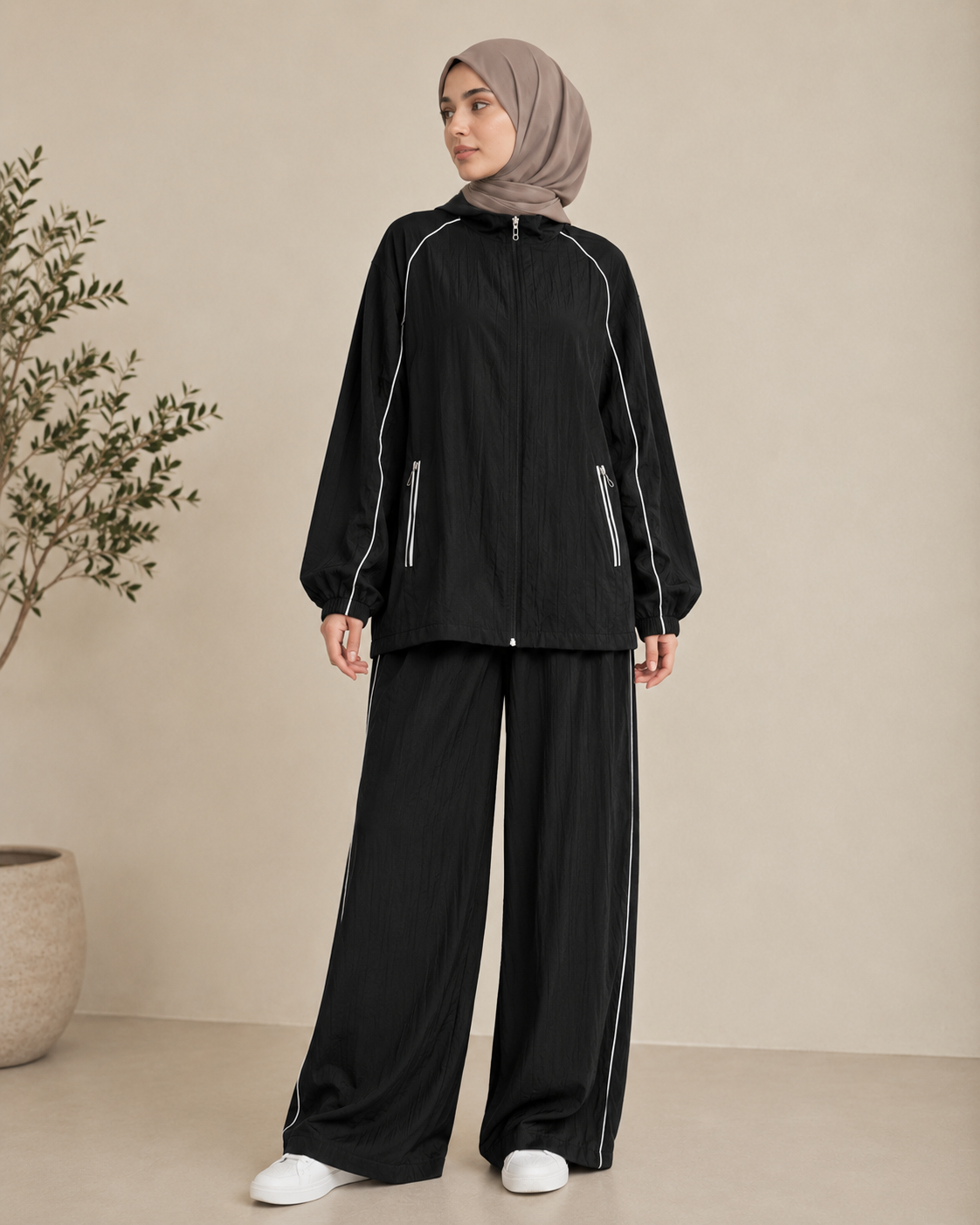 Cotton Lined Two-Piece Set