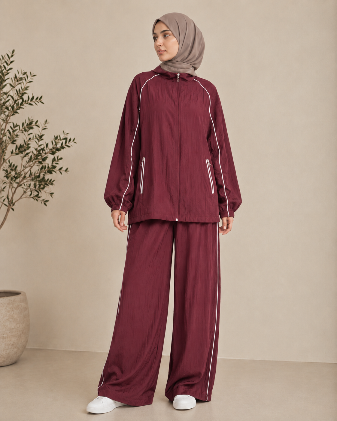 Cotton Lined Two-Piece Set