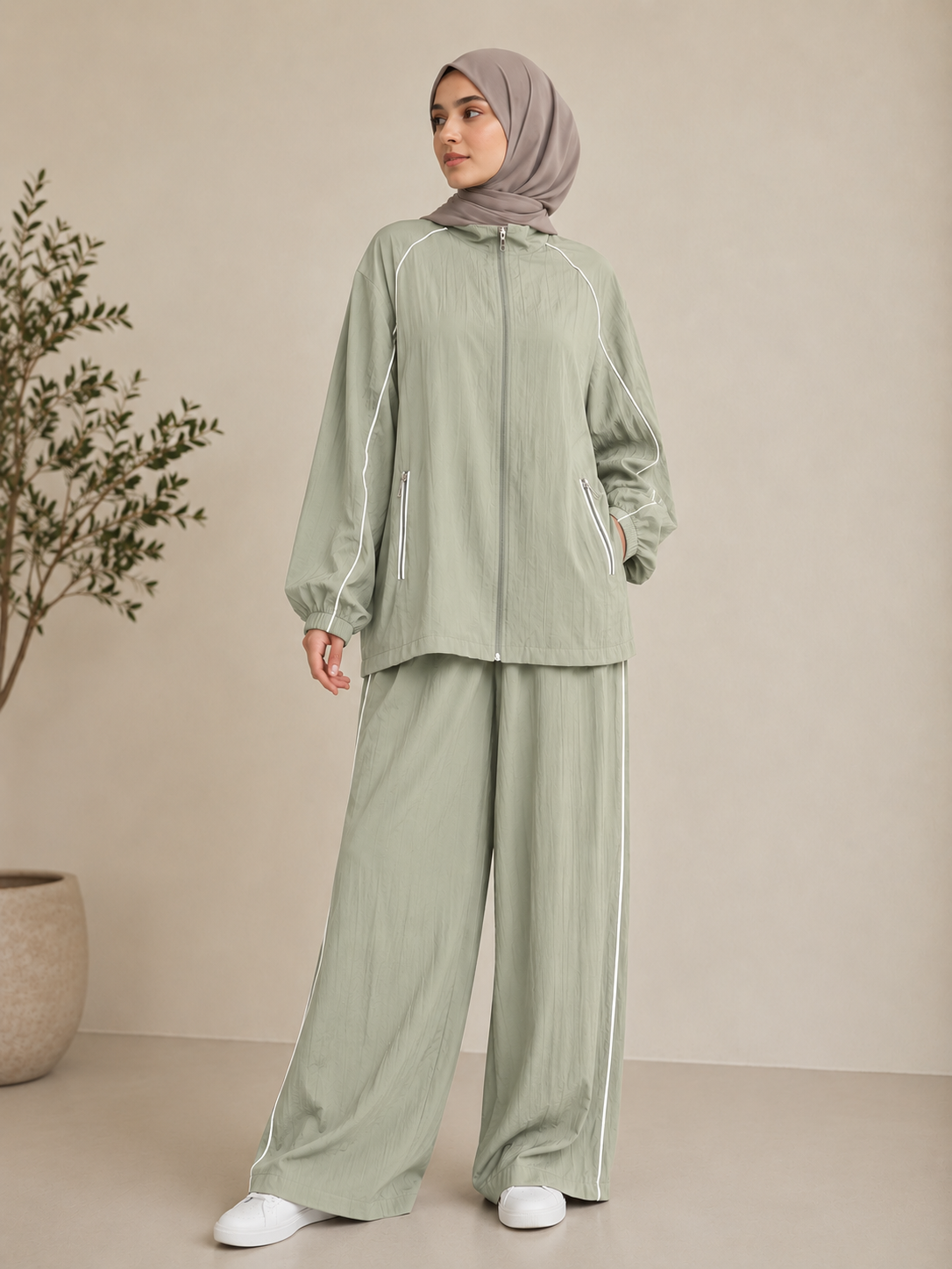 Cotton Lined Two-Piece Set