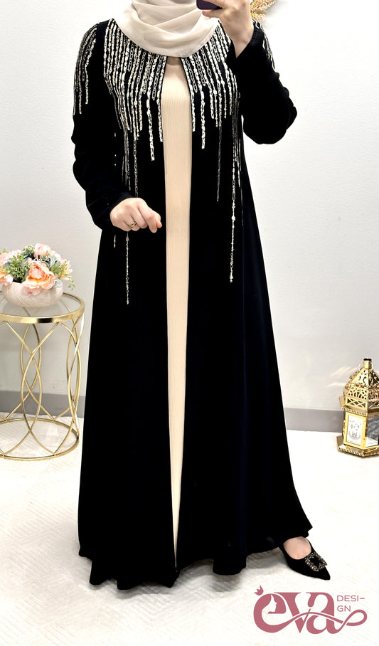 2 pcs strass abaya