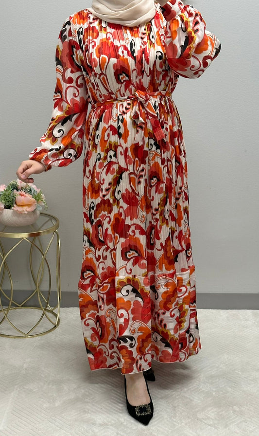 Floral Chiffon Summer Dress