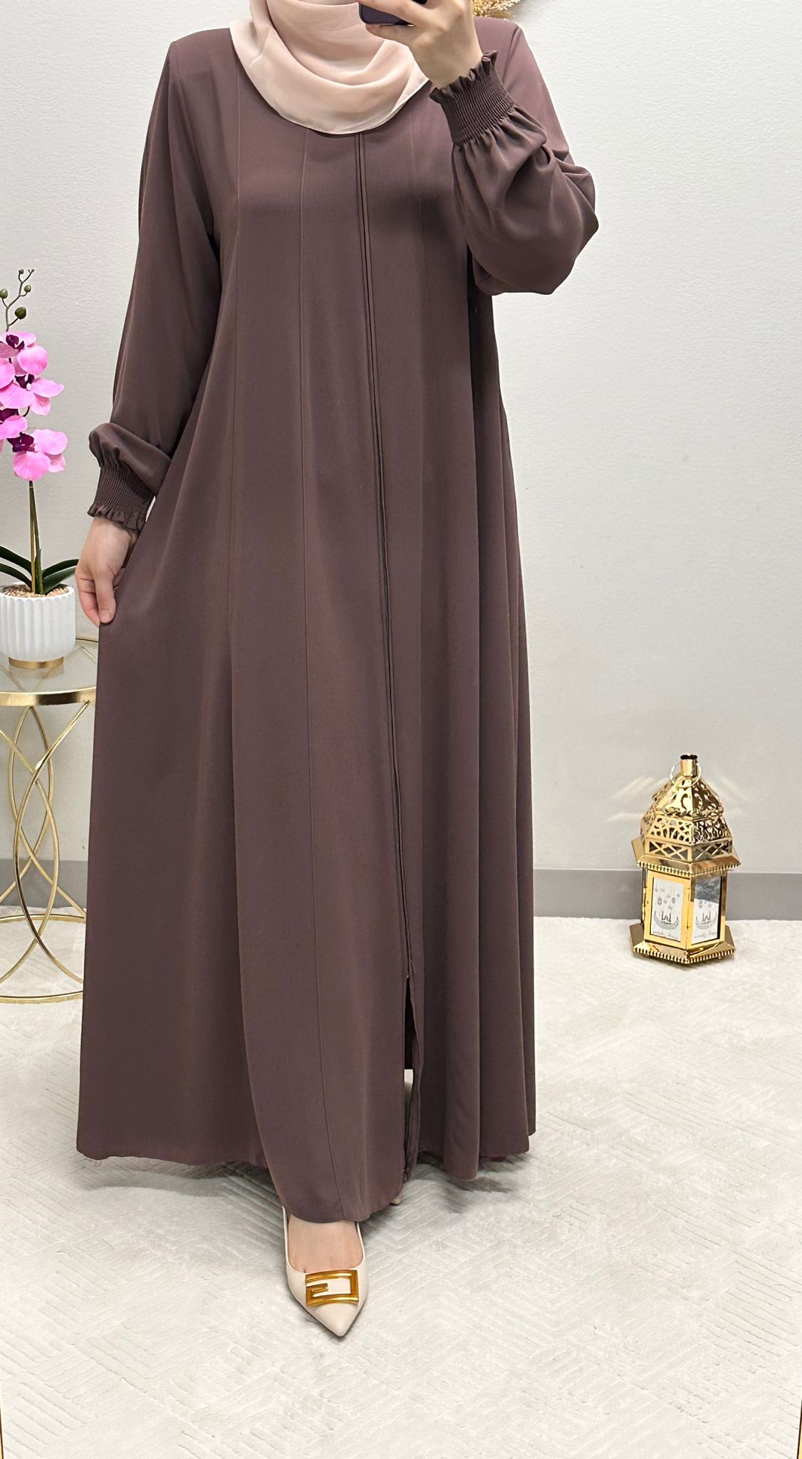 Lotus Style Closh Abaya