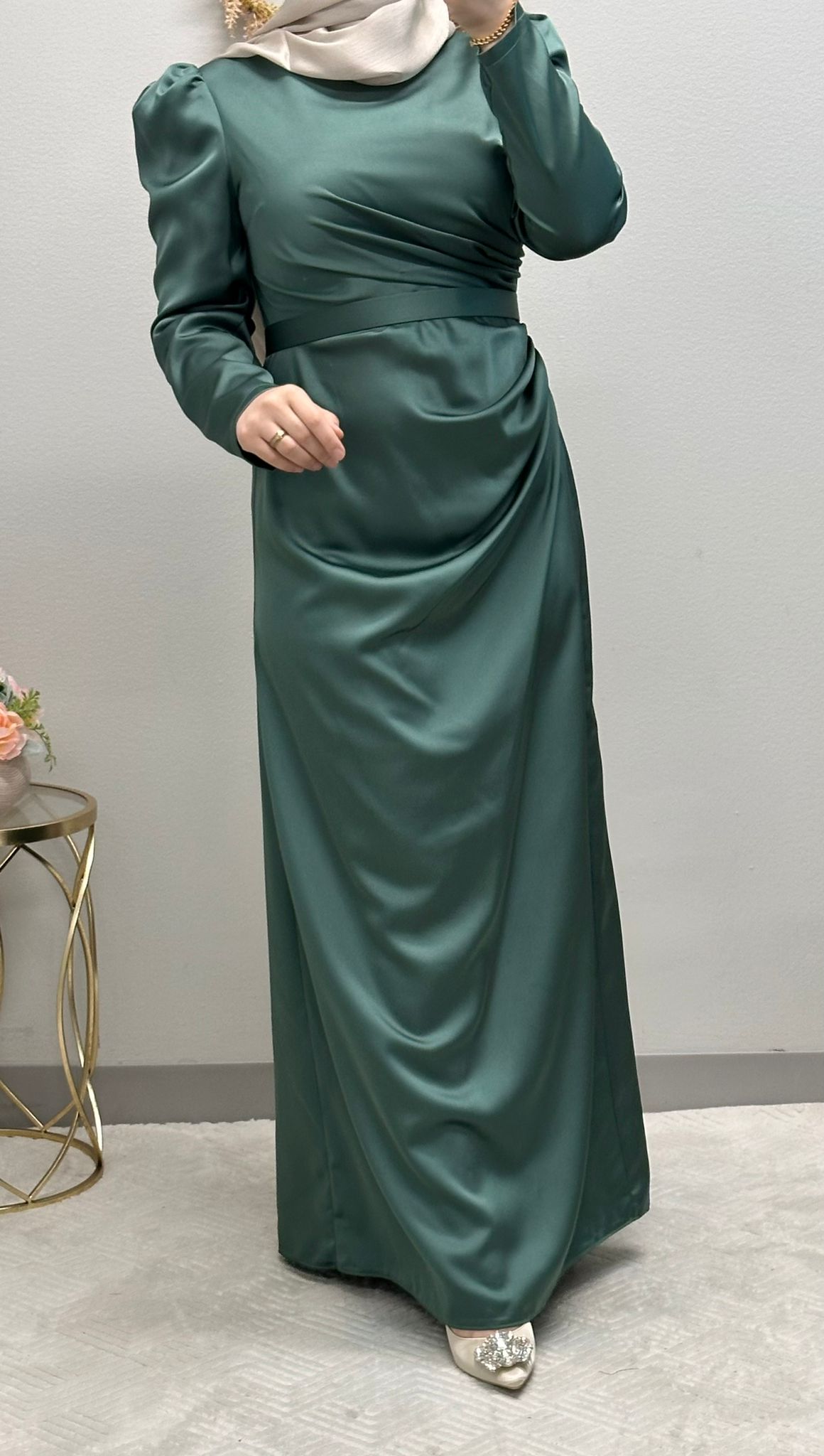 Elegant Satin formal dress.