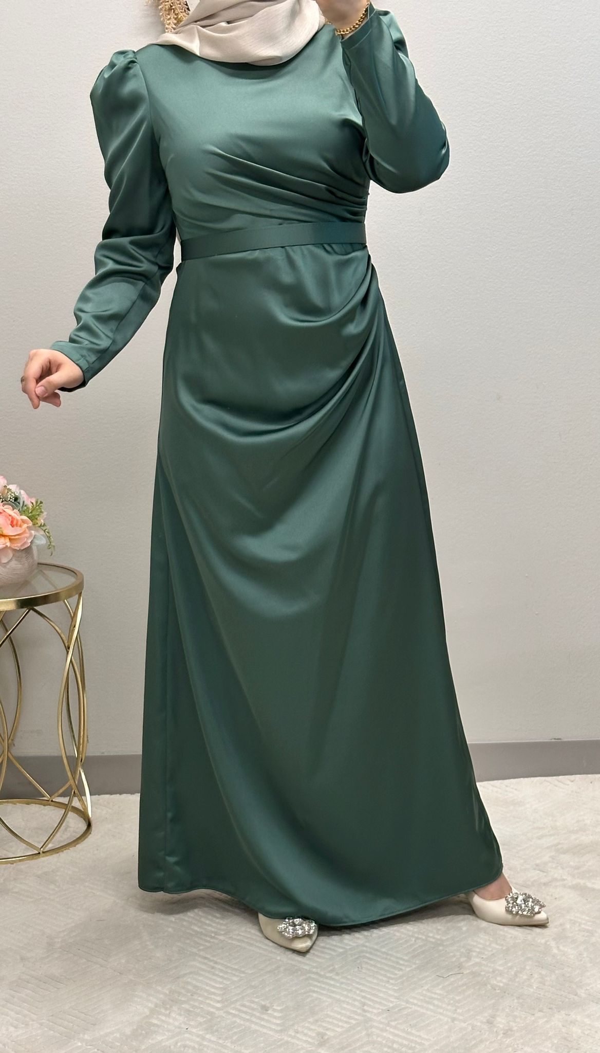 Elegant Satin formal dress.