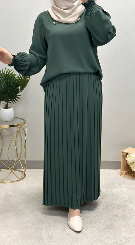 Two-Piece Classic Skirt Set