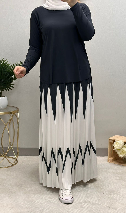 Lycra soft material skirt set