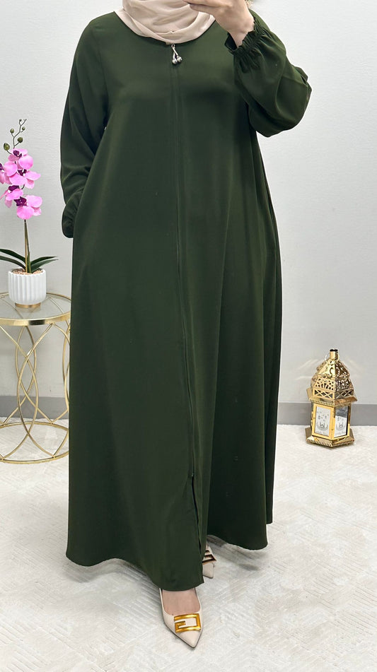 Soft colored Abaya
