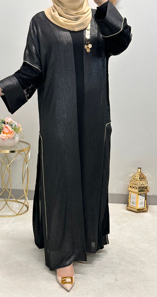 Two-Piece open abaya set