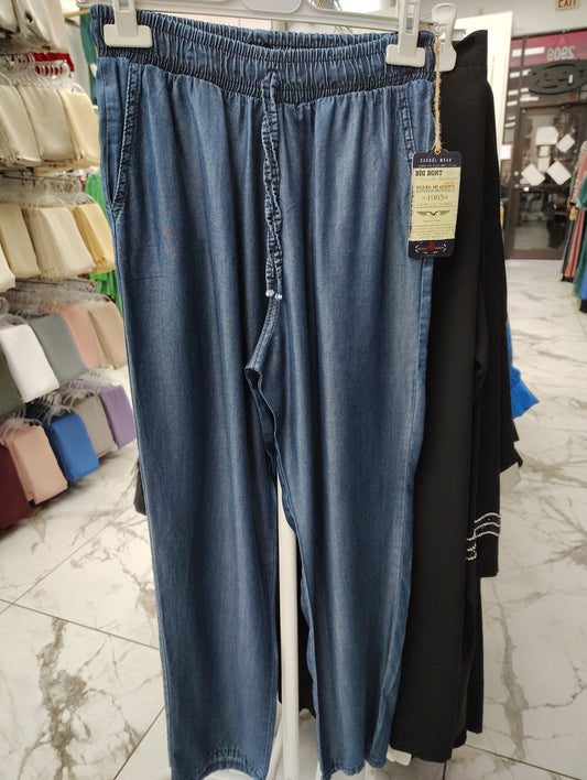 tinsel pants with belt