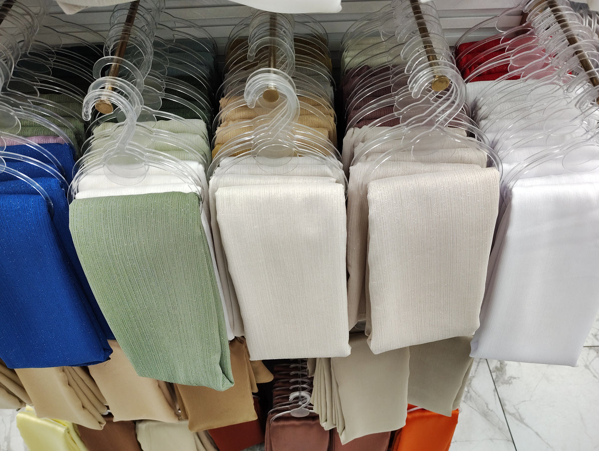 Shimmer chiffon hijab